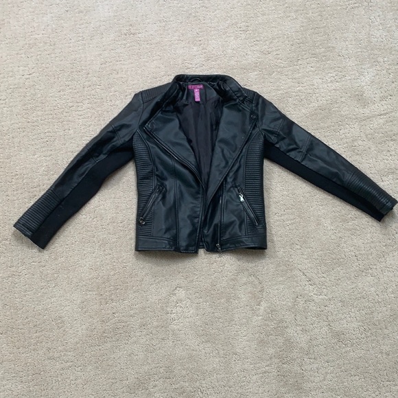 Aqua Other - Aqua Black Leather Jacket